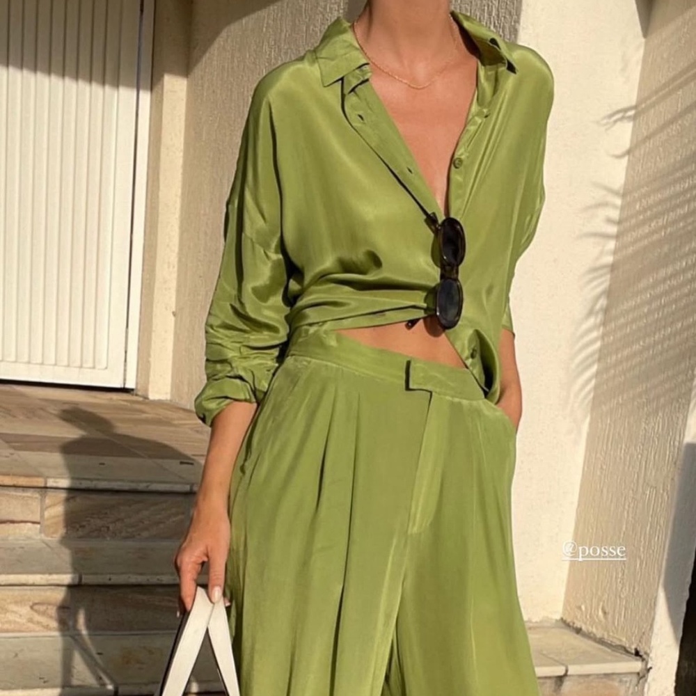 POSSE shirt and pants set in Pickle - M/L